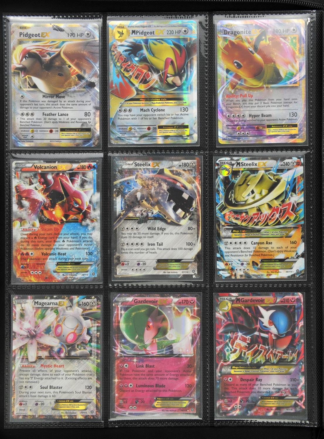 Pokemon TCG. A binder packed with approximately 250 EX and GX cards from a variety of sets. - Image 2 of 28