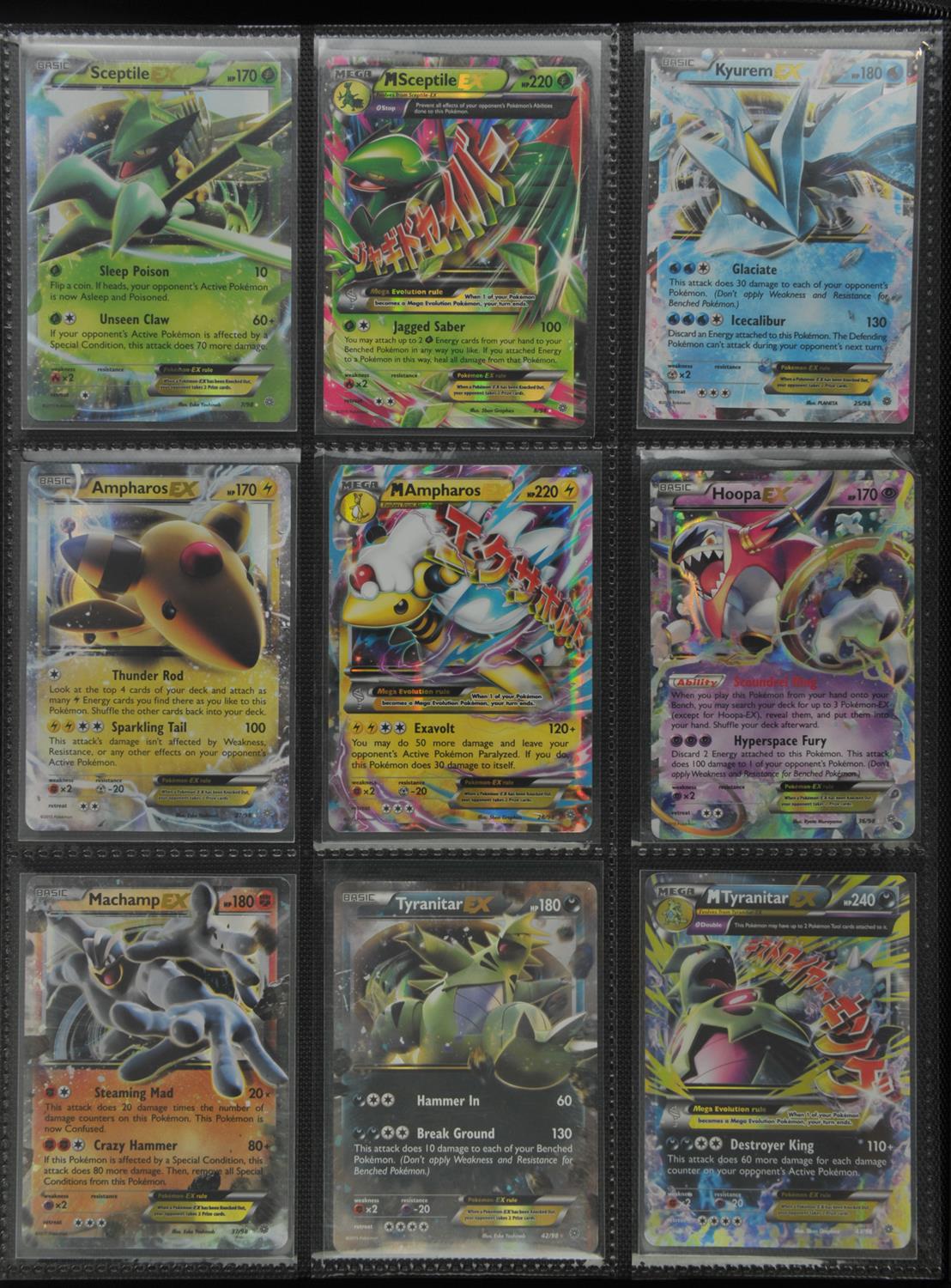 Pokemon TCG. A binder packed with approximately 250 EX and GX cards from a variety of sets. - Image 8 of 28