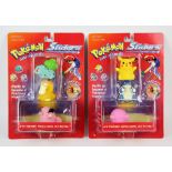 Two Pokemon Sliders Figures. Original boxed and sealed official Nintendo Licensed product.