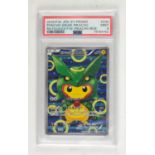 Pokemon TCG. Rayquaza Poncho-wearing Pikachu 230/XY-P Graded PSA 9. This card was released as part