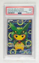 Pokemon TCG. Rayquaza Poncho-wearing Pikachu 230/XY-P Graded PSA 9. This card was released as part