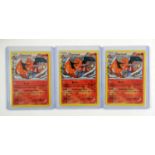 Pokemon TCG. Lot of three Charizards RC5/RC32 from Radiant Collection.