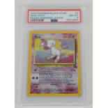 Pokemon TCG. Mew Number 9 Black Star Promo Pokemon League Holo PSA 8.