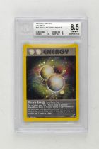 Pokemon TCG. Neo Destiny Unlimited Miracle Energy Holo 16/105 graded Beckett 8.5.