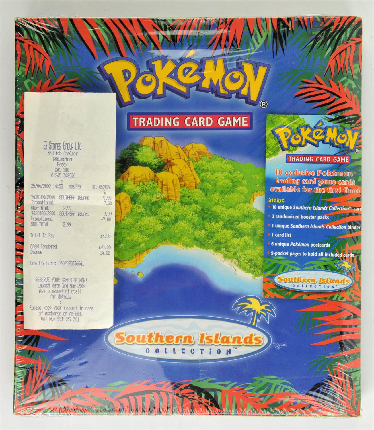 Pokemon TCG - Sealed Southern Islands Collection. This lot contains a sealed Southern Islands - Image 2 of 5