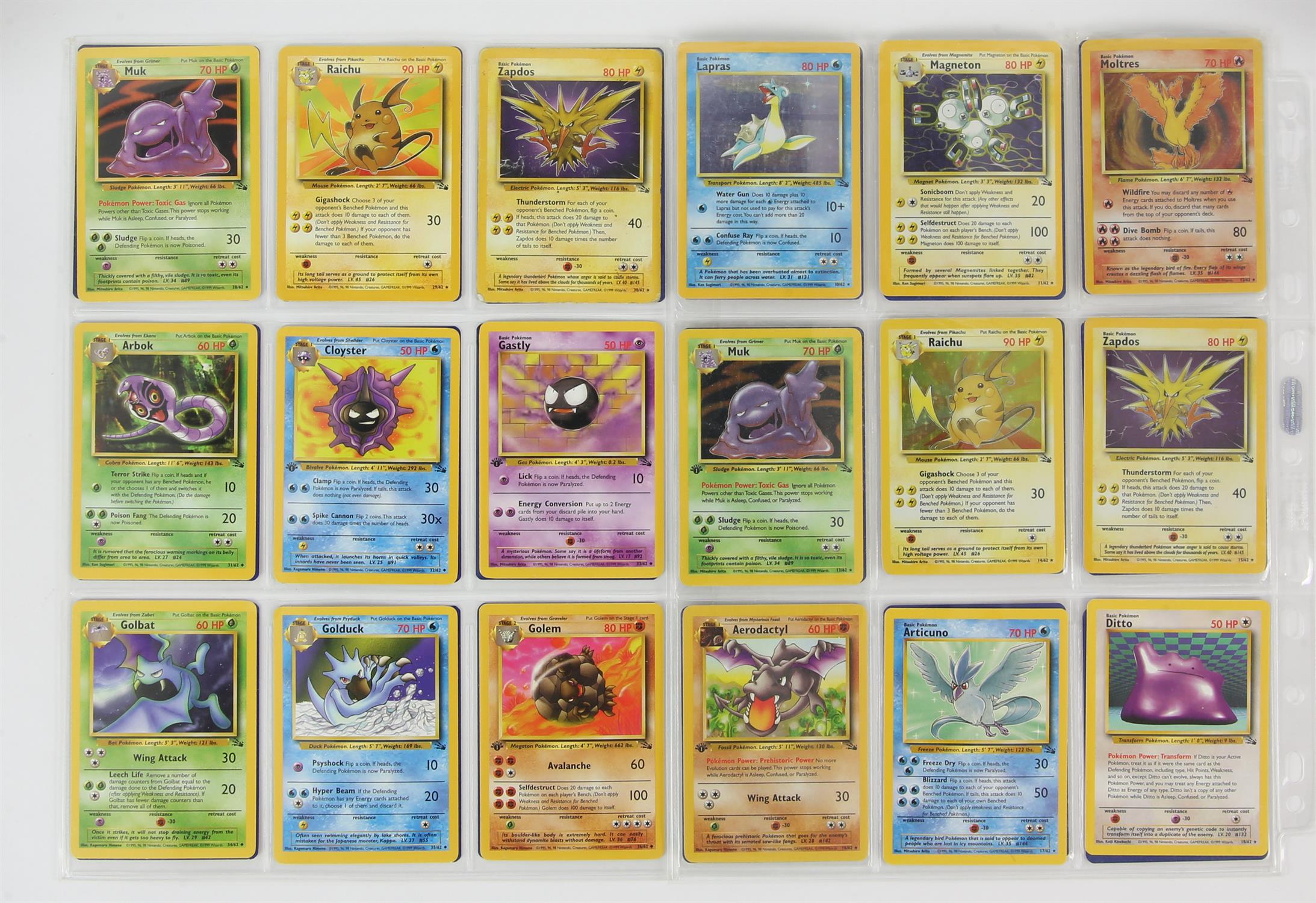 Pokemon TCG - Complete Fossil Set - Unlimited/ 1st Edition This lot contains a complete Fossil set - Image 3 of 5