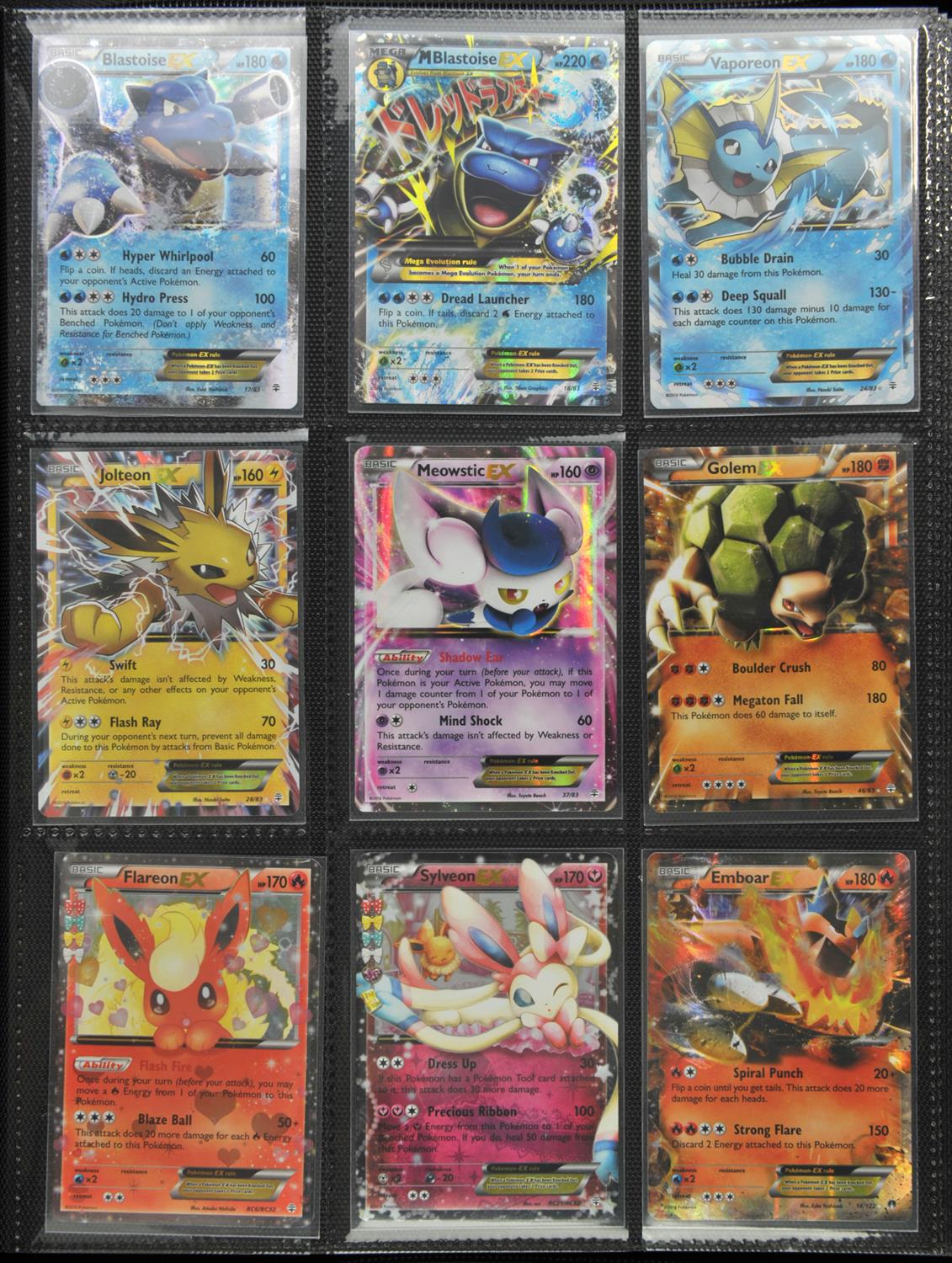 Pokemon TCG. A binder packed with approximately 250 EX and GX cards from a variety of sets. - Image 5 of 28