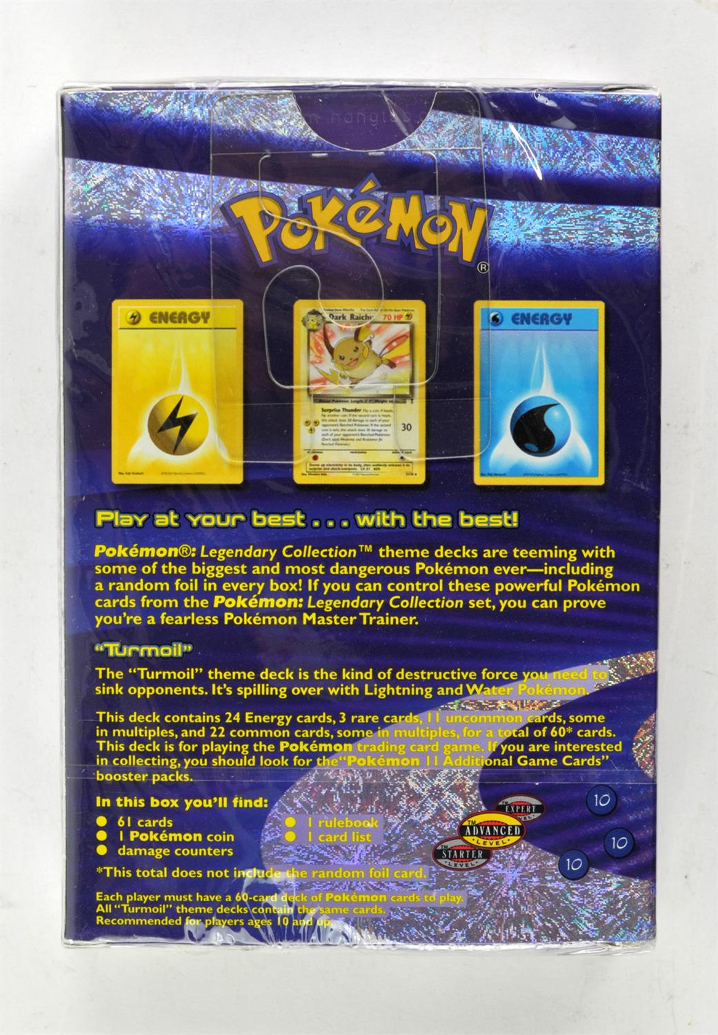 Pokémon TCG. Legendary Collection Turmoil Theme Deck Sealed. This is one of the rarer vintage - Image 2 of 6