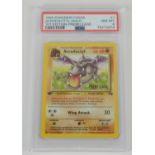 Pokemon TCG. Aerodactyl 1/62 Prerelease 1st Edition Fossil PSA 8.