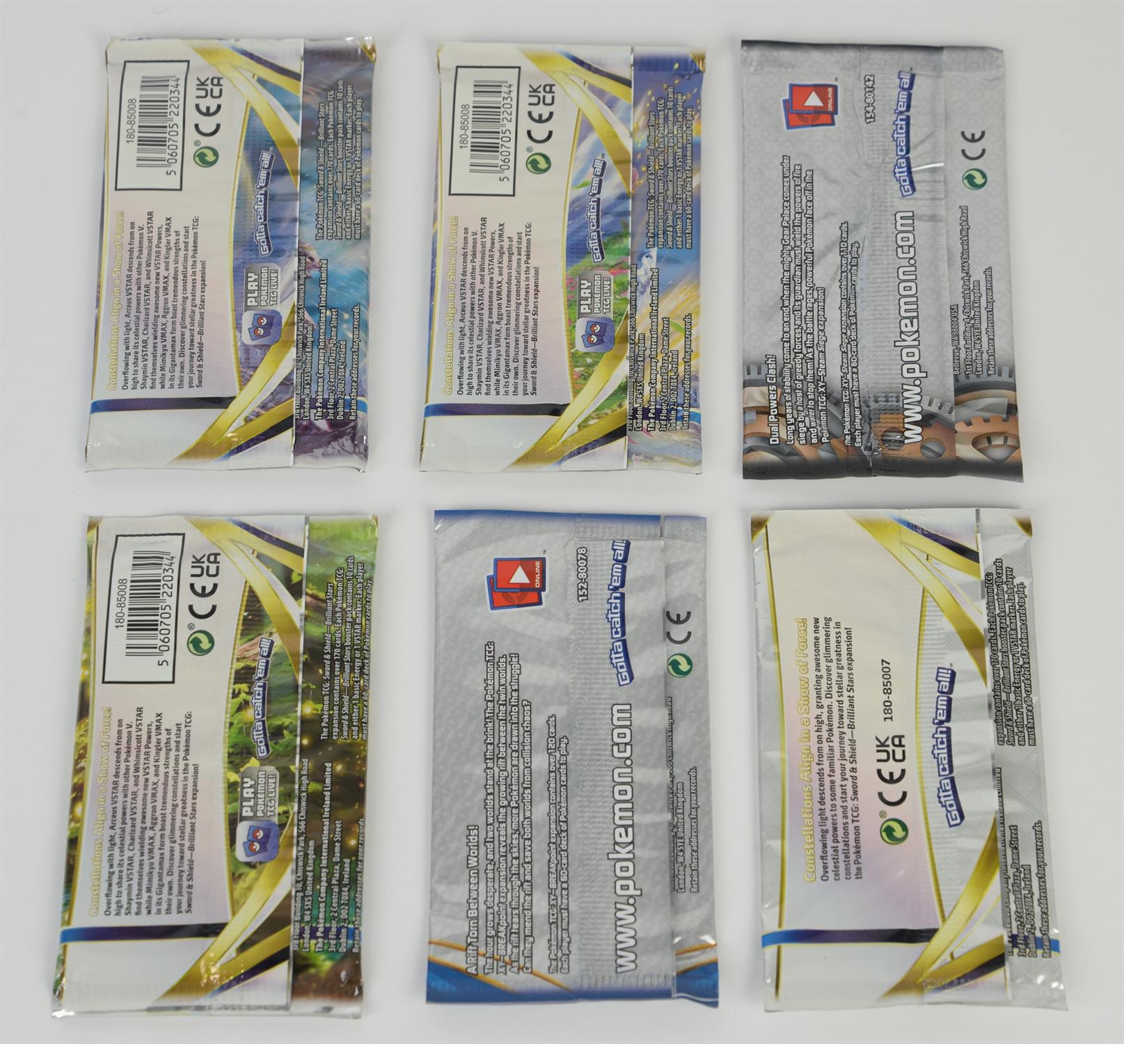 Pokemon TCG: Pokemon card bundle, 3x Brilliant Stars Booster Packs, 2x Pokemon card sample packs - Image 5 of 5