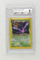 Pokemon TCG. Neo Destiny Unlimited Dark Crobat Holo 2/105 graded Beckett Mint 9.