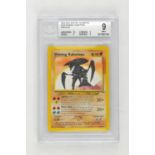 Pokemon TCG. Neo Destiny Unlimited Shining Kabutops Secret Rare 108/105 graded Beckett Mint 9.