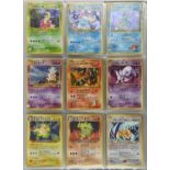 Pokemon TCG. Lot of 32 Japanese Holographic Cards from the Neo sets, Team Rocket and Gym series.