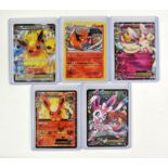 Pokemon TCG. Lot of five cards from the Generations Radiant Collection. Includes Sylveon EX RC21,