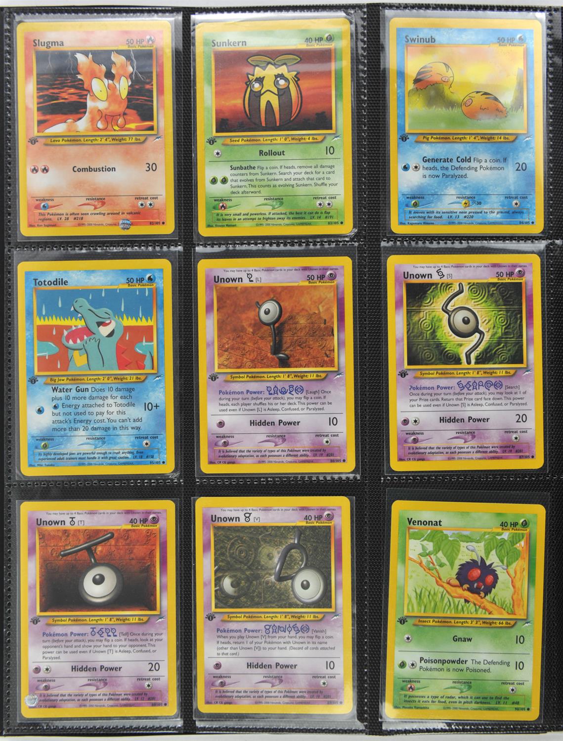 Pokemon TCG. Neo Destiny Complete Non Holographic Set. Includes all 89 non holographic cards with - Image 7 of 11