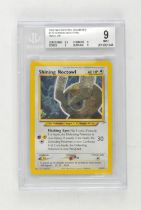 Pokemon TCG. Neo Destiny Unlimited Shining Noctowl Secret Rare 110/105 graded Beckett Mint 9.