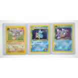 Pokemon TCG. Three Pokemon Prerelease promos including Aerodactyl, Gyarados and Misty's Seadra.