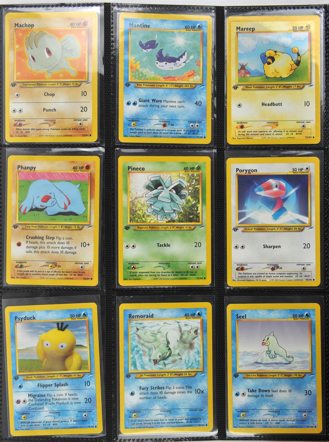 Pokemon TCG. Neo Destiny Complete Non Holographic Set. Includes all 89 non holographic cards with - Image 4 of 11