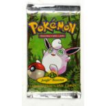 Pokemon TCG. Pokemon Jungle Booster Pack - Sealed. Wigglytuff Artwork, contains 11 cards from the