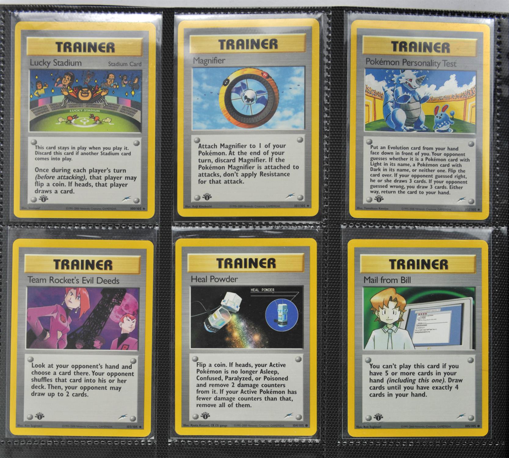 Pokemon TCG. Neo Destiny Complete Non Holographic Set. Includes all 89 non holographic cards with - Image 6 of 11