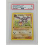 Pokemon TCG. Aerodactyl 1/62 Prerelease 1st Edition Fossil PSA 7.