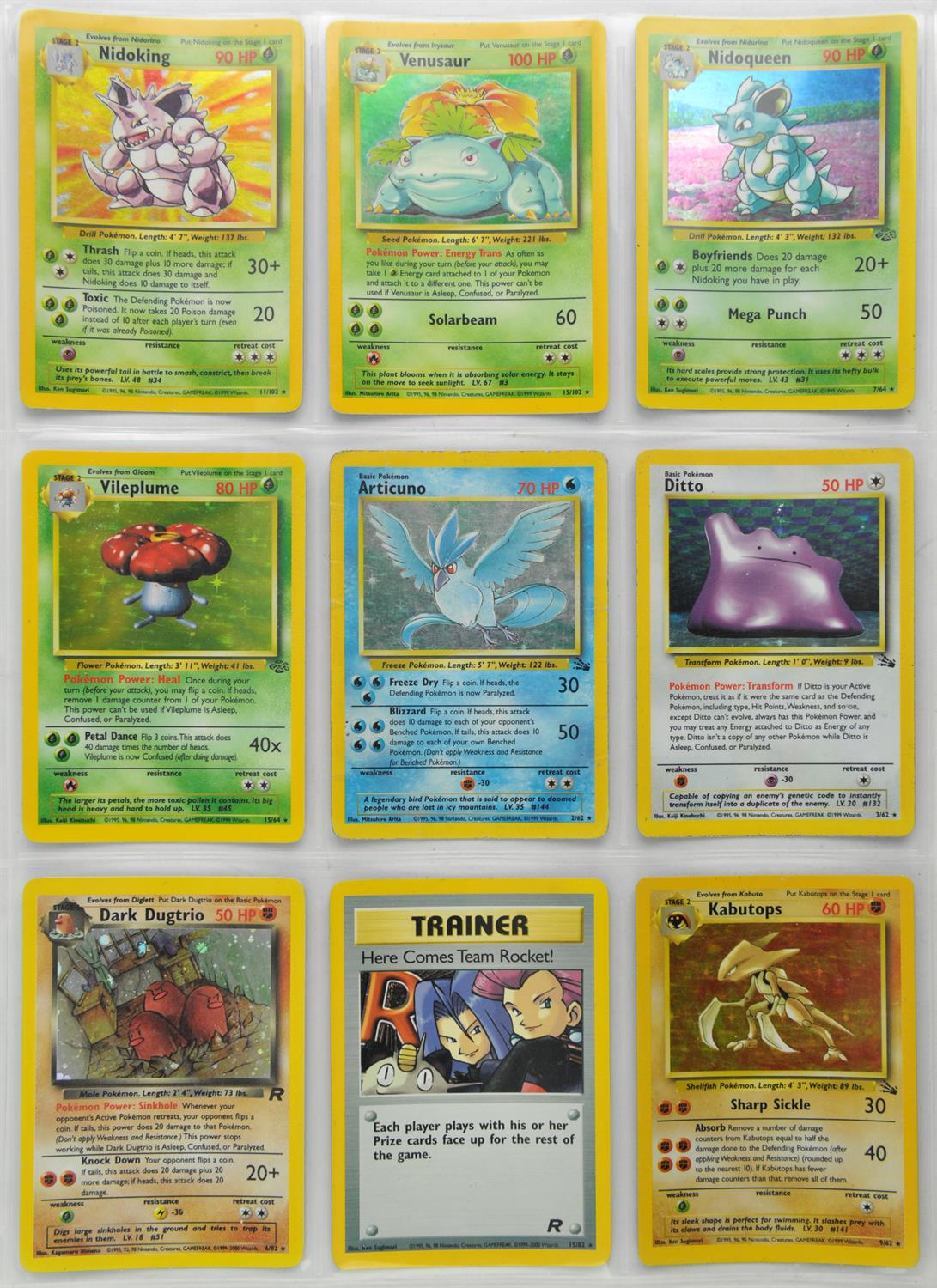 Pokemon TCG. Lot of around 60-70 vintage Pokémon cards from Base, Jungle, Fossil, - Image 3 of 16