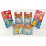 Pokémon keyrings and backpack pals Includes: Backpack Pals Pikachu & Bulbasaur and keyrings