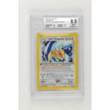 Pokemon TCG. Neo Destiny 1st Edition Light Dragonite Holo 14/105 graded Beckett 8.5.