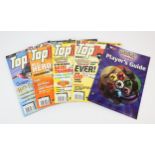 Lot of four Topdeck Magazines and Topdeck Pokemon Trading Card Game Players Guide.