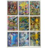 Pokemon TCG. Lot of 22 Pokemon Full Art Cards from various sets. Includes popular Pokemon like