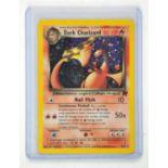 Pokemon TCG. Dark Charizard holographic 4/82 from the Team Rocket set. One of the most iconic and