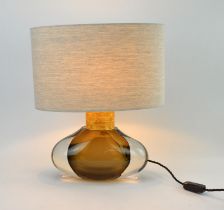 Porta Romana, a Cologne lamp, including fitting 26cm high, together with a Porta Romana lampshade