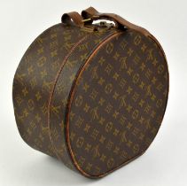A rare vintage LOUIS VUITTON " Boite Chapo 30" hat box carrying serial number 887415 (Approx.