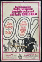 James Bond Dr. No / From Russia with Love (R-1965) US 40 x 60 film poster, featuring Sean Connery,