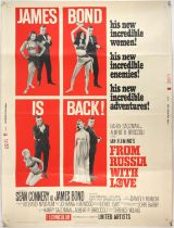 James Bond From Russia with Love (1964) US 30 x 40 film poster, first release, rolled,