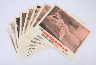 James Bond From Russia With Love (1964) Set of 8 US Lobby cards, starring Sean Connery, flat,