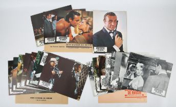 James Bond From Russia with Love (1963) 20 French Lobby Cards, with envelopes, United Artists, 8.