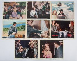 James Bond From Russia With Love (1963) Set of 8 Front of House cards, 10 x 8 inches (8).