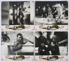 James Bond Goldfinger - Four Swiss lobby cards, card, 10 x 11.5 inches (4).