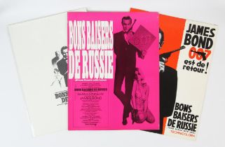 James Bond From Russia with Love (1963) French press information, synopsis, and other items.