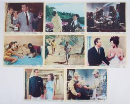 James Bond Dr. No (1962) Set of 8 Front of house cards, 10 x 8 inches (8).