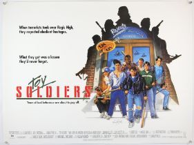 Toy Soldiers (1991) British Quad film poster, signed by Brian Bysouth, rolled, 30 x 40 inches.