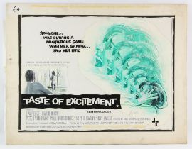 Taste of Excitement (1969) Original artwork by British designer and artist Brian Bysouth,