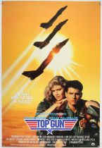 Top Gun (1986) UK One Sheet film poster, signed by Brian Bysouth, rolled, 27 x 40 inches.