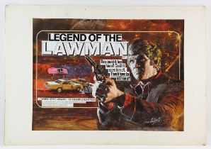 Legend of the Lawman - Original artwork by British designer and artist Brian Bysouth,