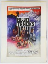 Blood Tracks (1985) Original artwork by British designer and artist Brian Bysouth,