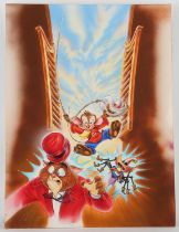 An American Tail: Fievel Goes West (1991) / Fievel's American Tails - Original artwork by British