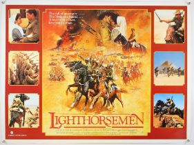The Lighthorsemen (1987) British Quad film poster, signed by Brian Bysouth, rolled, 30 x 40 inches.
