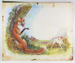 The Belstone Fox (1973) Original final artwork for the British Quad by British designer and artist