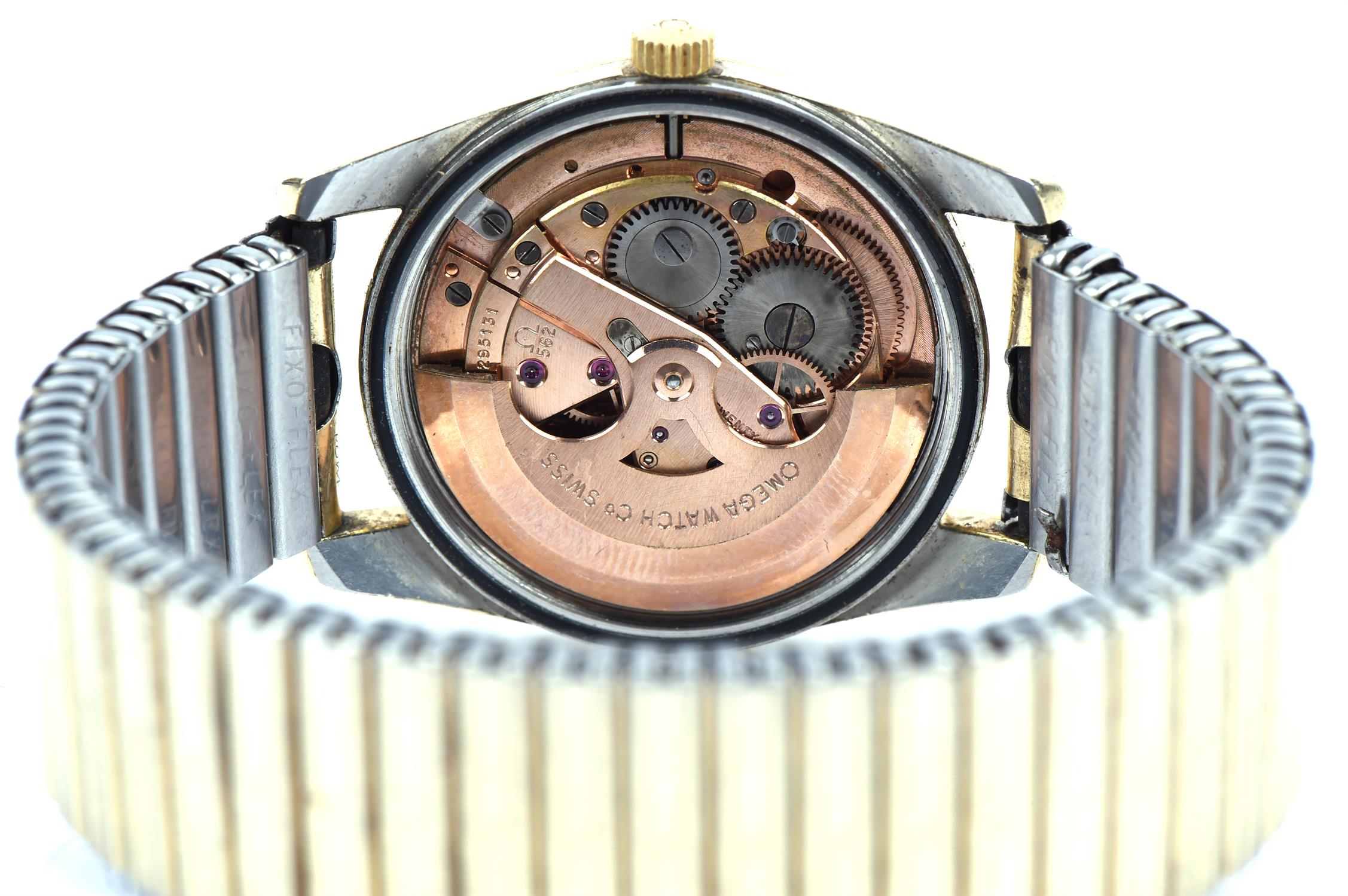 Omega A Reference 147-01 Gentleman's gold plated Seamaster wristwatch, the signed silvered dial - Image 3 of 5